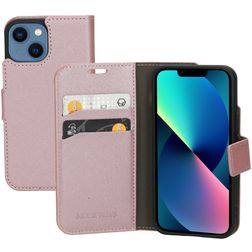 Mobiparts Saffiano Wallet iPhone 13 Mini Wallet case - Pink