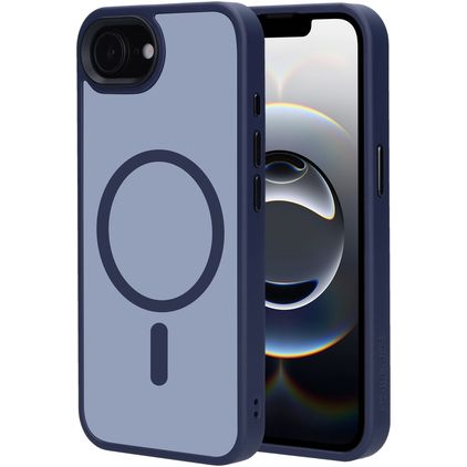 Mobiparts Hardcover iPhone 16e MagSafe Hårdt Bagsidecover - Satin Blue