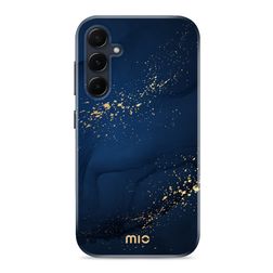 MIO Samsung Galaxy A35 MagSafe Plástico rígido Capa traseira - Midnight Sparkle