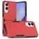 Mobigear Heavy Armor Samsung Galaxy S25 Edge Plástico rígido Capa traseira Antichoque - Vermelho