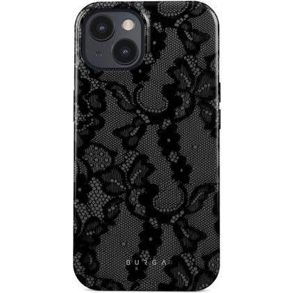 Burga Tough iPhone 15 Plástico rígido Capa traseira Antichoque - Magnetic