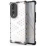 Mobigear Honeycomb HONOR 70 Tvrdý plast Zadní kryt odolný proti nárazům - Bílá