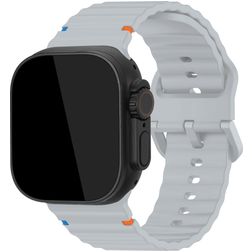 Mobilize Buckle Silicone Apple Watch Strap Buckle closure - 49/46/45/44 mm - Grey