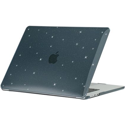 Mobigear Sparkle MacBook Air 15 tommer (2023-2026) Hardshell Laptopcover MacBook Case - Sort - Model A2941 / A3114 / A3241 / A3448