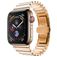 Mobigear Madrid Rustfrit stål Apple Watch Urrem Sommerfuglelås - 49/46/45/44 mm - Rosaguld