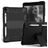 Mobigear ShieldStand iPad 7 (2019) Funda Plástico rígido / Silicona Carcasa + Portalápices + Soporte - Negro