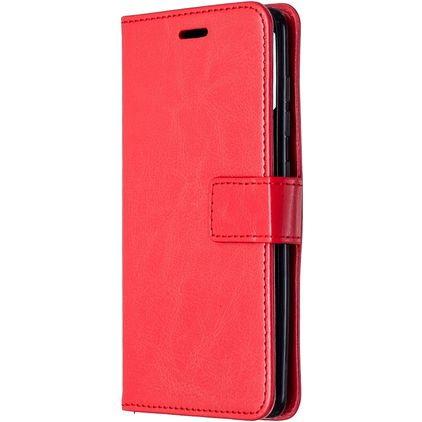 Mobigear Wallet Samsung Galaxy A41 Lompakkokotelo + Setelitasku - Punainen