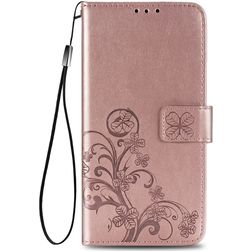 Mobigear Clover Samsung Galaxy S20 FE Capa livro Carteira - Rosa dourado
