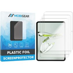 Mobigear OnePlus Pad Go Película de ecrã em plástico - Compatível com capas (Pack de 3)