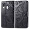 Mobigear Butterfly Samsung Galaxy A40 Capa livro Carteira - Preto