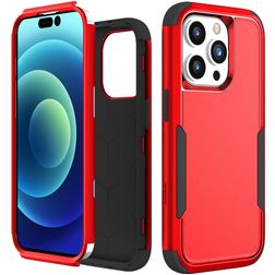 Mobigear Ultra Tough iPhone 15 Pro Max Hard Case Back cover Shockproof - Red