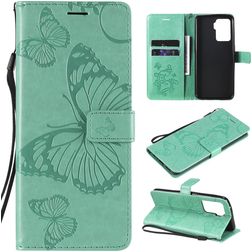 Mobigear Butterfly OPPO A94 5G Etui z klapką typu portfel - Turkusowy