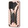 Mobigear Armor Stand Samsung Galaxy A03s Hardcase Back cover Antiurto con supporto - Oro rosa