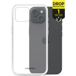 Mobilize Naked Protection Transparente iPhone 15 Plástico rígido Capa traseira Antichoque - Transparente