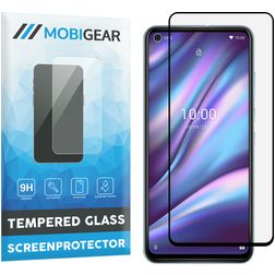 Mobigear Premium Wiko View 5 Cristal templado Protector de pantalla - Compatible con fundas - Negro