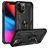 Mobigear Armor Ring iPhone 14 Pro Hardcase Back cover Antiurto con anello - Nero