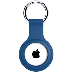 Xccess Keychain Apple AirTag Cover Fleksibel Silikone Nøglering - Blå