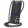 Mobigear Lanyard Card Samsung Galaxy S26 Plus Silikone Cover med snor og kortholder - Sort