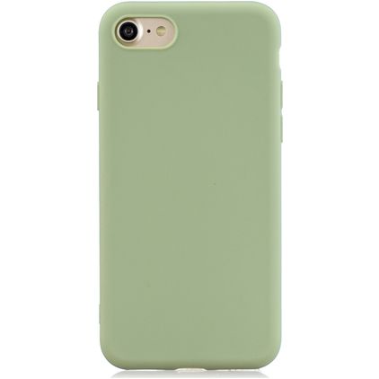 Mobigear Colors iPhone 8 TPU flexible Carcasa - Verde