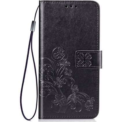 Mobigear Clover Huawei P40 Pro Funda tipo libro Cartera - Negro