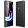 Mobigear Brushed Slim Motorola Edge (2021) Joustava TPU Suojakuori - Musta
