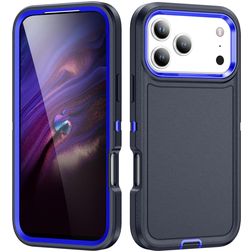 Mobigear Rugged iPhone 17 Pro Max Funda Plástico rígido Carcasa Antigolpes - Azul oscuro