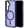 Mobiparts Hardcover Samsung Galaxy S25 MagSafe Hard Case Back cover - Satin Purple