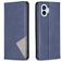 Mobigear Rhombus Slim Nothing Phone (1) Knížkové pouzdro - Modrá