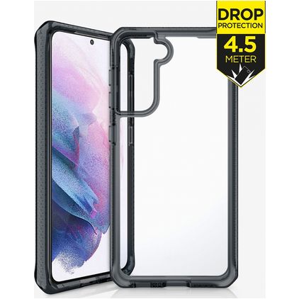 ITSKINS SupremeClear Samsung Galaxy S21 Plus Hard Case Back cover Shockproof - Clear / Black