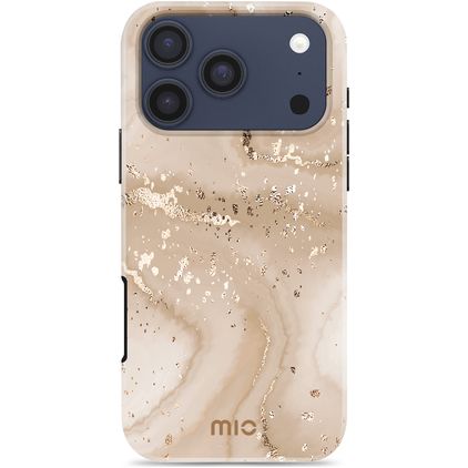 MIO iPhone 17 Pro MagSafe Hardcase Back cover - Gold Marble
