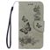 Mobigear Butterfly Samsung Galaxy S8 Funda tipo libro Cartera - Gris