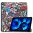 Mobigear Tri-Fold iPad 10 (2022) Wallet case - Graffiti