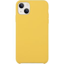Mobigear Rubber Touch iPhone 15 Plus Silikone Bagsidecover - Gul