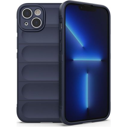 Mobigear Bumpy iPhone 14 Plus Flexibel TPU Skal - Mörkblå