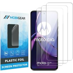 Mobigear Motorola Moto G84 Skærmbeskytter Folie - Case Friendly (3-pak)