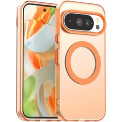Mobigear Shockproof Google Pixel 10 Pro MagSafe Kova Suojakuori - Oranssi