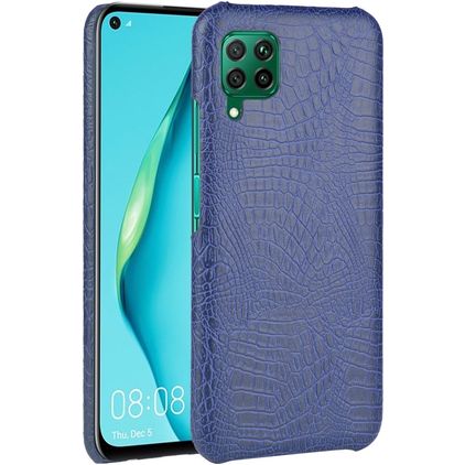 Mobigear Croco Huawei P40 Lite Funda Plástico rígido Carcasa - Azul