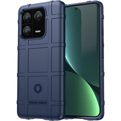 Mobigear Rugged Shield Xiaomi 13 Pro TPU flexible Carcasa Antigolpes - Azul
