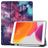Mobigear Tri-Fold Gel iPad 7 (2019) TPU / Kunstlæder Pungetui + Stylus-holder - Galaxy