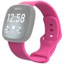 Mobigear Sport Dual Correa Silicona Cierre de pinza para Fitbit Sense - Rosa