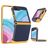 Mobigear Non-slip Armor Samsung Galaxy Z Flip 5 Fodral Hårdplast Skal Stötsäkert - Blå / Gul