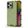 Mobigear Honeycomb iPhone 16 Pro Max Tvrdý plast Zadní kryt odolný proti nárazům - Zelená