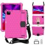 Mobigear Ruggedized iPad 10 (2022) Schiuma EVA Back cover + Portapenna + Tracolla + Supporto - Rosa