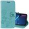 Mobigear Roses iPhone XR Funda tipo libro Cartera - Turquesa