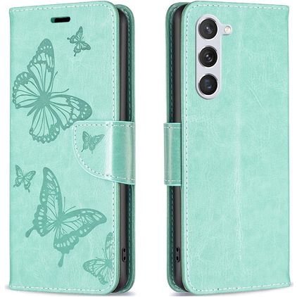 Mobigear Butterfly Samsung Galaxy S23 Wallet case - Green