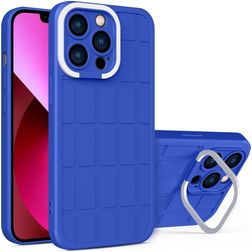 Mobigear Cube iPhone 14 Hardcase Back cover con supporto - Blu