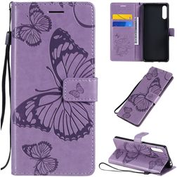 Mobigear Butterfly Sony Xperia L4 Etui z klapką typu portfel - Fioletowy