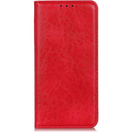 Mobigear Classic Elegance Xiaomi Redmi Note 10 Pro Pungetui med Seddelrum - Rød