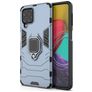 Mobigear Armor Ring Samsung Galaxy M53 Funda Plástico rígido Carcasa Antigolpes con anillo - Azul