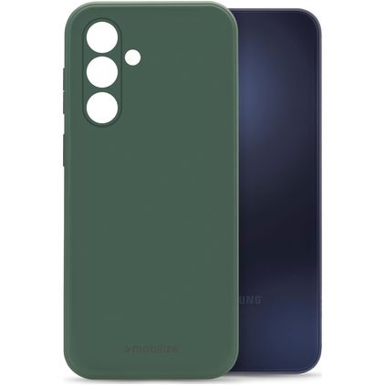 Mobilize Rubber Gelly Samsung Galaxy A15 Fleksibel TPU Bagsidecover - Matt Green